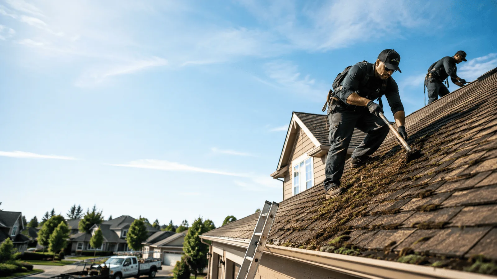 Roof Moss Removal in Bonham, TX near me